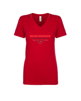 Wayne Warriors HS Football Design - Womens V-Neck