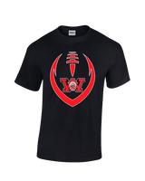Wayne Warriors HS Football Full Football - Cotton T-Shirt