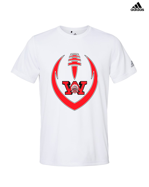 Wayne Warriors HS Football Full Football - Mens Adidas Performance Shirt