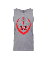Wayne Warriors HS Football Full Football - Tank Top