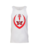 Wayne Warriors HS Football Full Football - Tank Top