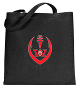 Wayne Warriors HS Football Full Football - Tote
