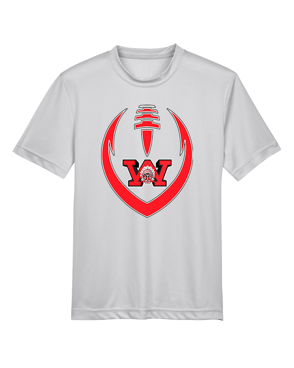 Wayne Warriors HS Football Full Football - Youth Performance Shirt