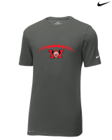 Wayne Warriors HS Football Laces - Mens Nike Cotton Poly Tee