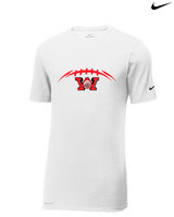 Wayne Warriors HS Football Laces - Mens Nike Cotton Poly Tee