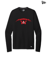 Wayne Warriors HS Football Laces - New Era Performance Long Sleeve