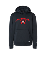 Wayne Warriors HS Football Laces - Oakley Performance Hoodie