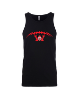 Wayne Warriors HS Football Laces - Tank Top