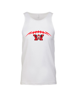 Wayne Warriors HS Football Laces - Tank Top