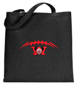 Wayne Warriors HS Football Laces - Tote