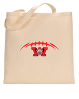 Wayne Warriors HS Football Laces - Tote