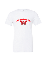 Wayne Warriors HS Football Laces - Tri-Blend Shirt