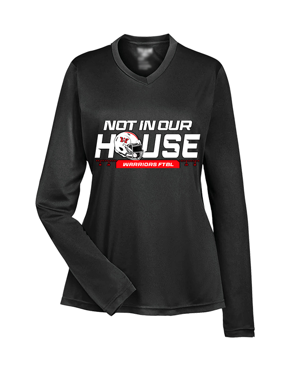 Wayne Warriors HS Football NIOH - Womens Performance Longsleeve