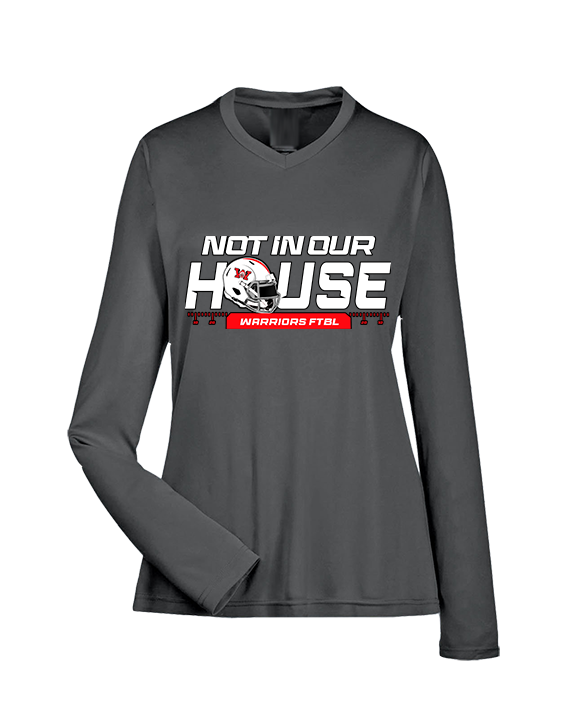 Wayne Warriors HS Football NIOH - Womens Performance Longsleeve