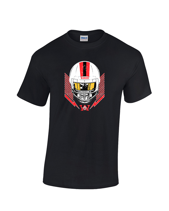 Wayne Warriors HS Football Skull Crusher - Cotton T-Shirt