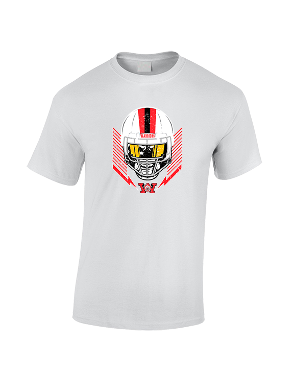 Wayne Warriors HS Football Skull Crusher - Cotton T-Shirt