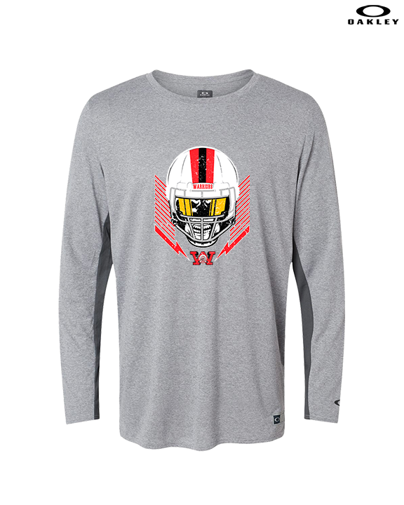Wayne Warriors HS Football Skull Crusher - Mens Oakley Longsleeve