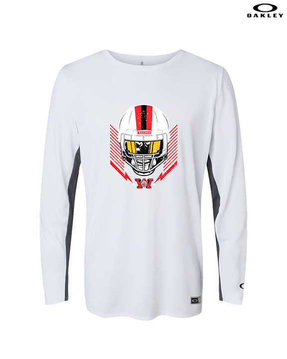 Wayne Warriors HS Football Skull Crusher - Mens Oakley Longsleeve