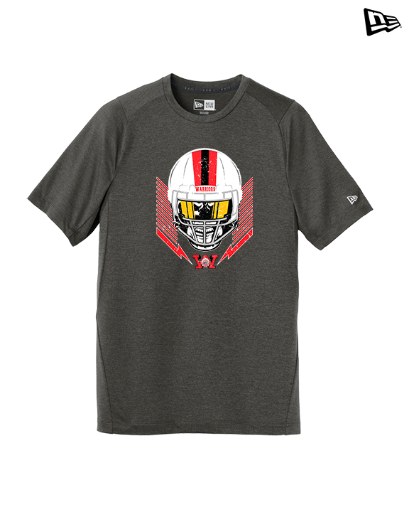 Wayne Warriors HS Football Skull Crusher - New Era Performance Shirt