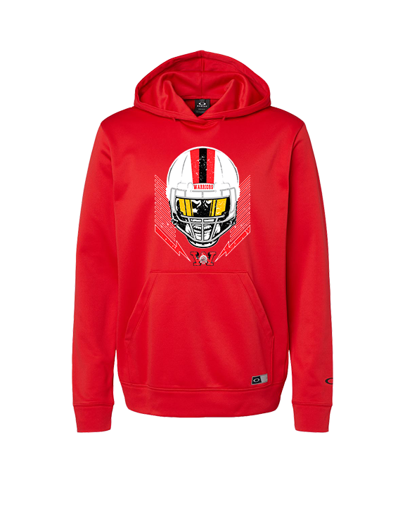 Wayne Warriors HS Football Skull Crusher - Oakley Performance Hoodie