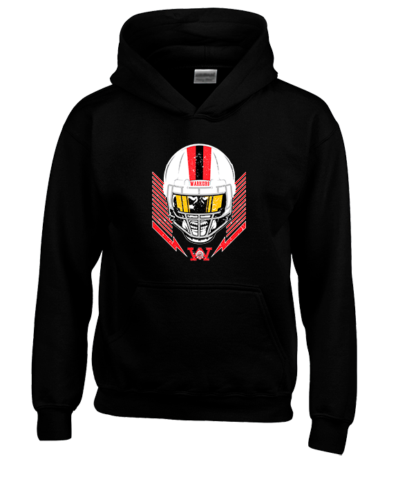 Wayne Warriors HS Football Skull Crusher - Unisex Hoodie