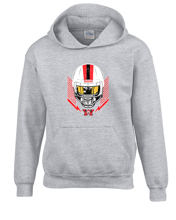 Wayne Warriors HS Football Skull Crusher - Unisex Hoodie
