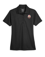 Wayne Warriors HS Football Skull Crusher - Womens Polo