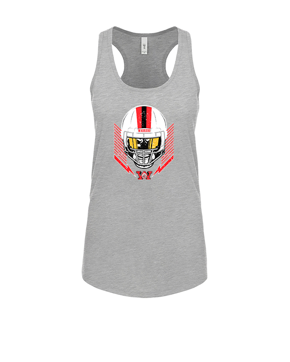 Wayne Warriors HS Football Skull Crusher - Womens Tank Top