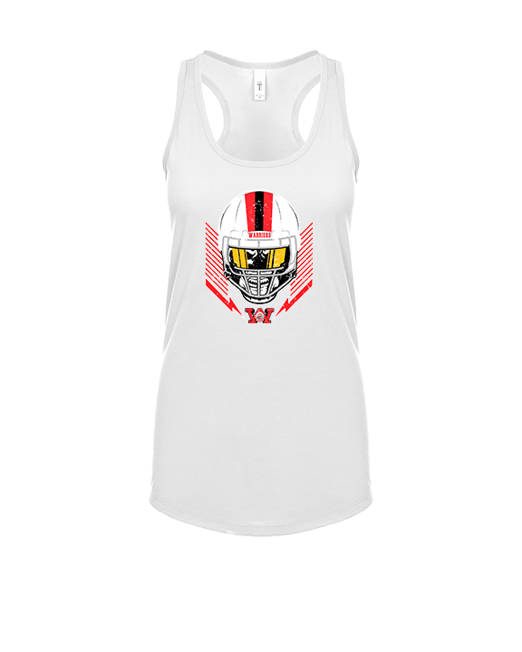 Wayne Warriors HS Football Skull Crusher - Womens Tank Top