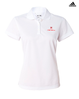 Wayne Warriors HS Football Splatter - Adidas Womens Polo
