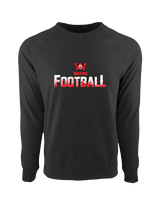 Wayne Warriors HS Football Splatter - Crewneck Sweatshirt