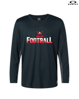 Wayne Warriors HS Football Splatter - Mens Oakley Longsleeve
