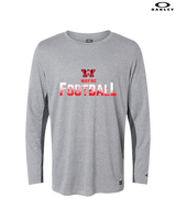 Wayne Warriors HS Football Splatter - Mens Oakley Longsleeve