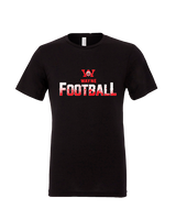 Wayne Warriors HS Football Splatter - Tri-Blend Shirt