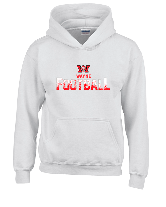 Wayne Warriors HS Football Splatter - Unisex Hoodie