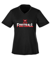 Wayne Warriors HS Football Splatter - Womens Performance Shirt