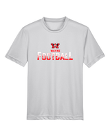 Wayne Warriors HS Football Splatter - Youth Performance Shirt