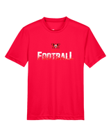 Wayne Warriors HS Football Splatter - Youth Performance Shirt