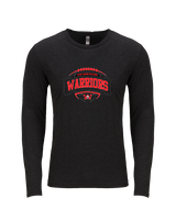 Wayne Warriors HS Football Toss - Tri-Blend Long Sleeve