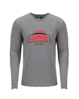 Wayne Warriors HS Football Toss - Tri-Blend Long Sleeve