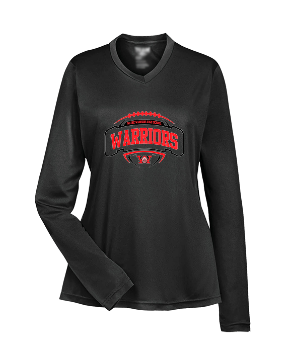 Wayne Warriors HS Football Toss - Womens Performance Longsleeve