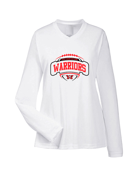 Wayne Warriors HS Football Toss - Womens Performance Longsleeve