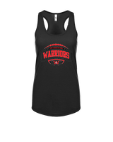 Wayne Warriors HS Football Toss - Womens Tank Top