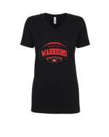 Wayne Warriors HS Football Toss - Womens Vneck