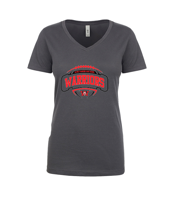 Wayne Warriors HS Football Toss - Womens Vneck