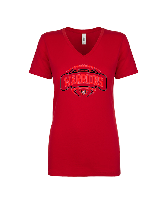 Wayne Warriors HS Football Toss - Womens Vneck