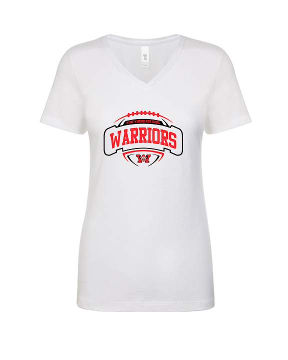 Wayne Warriors HS Football Toss - Womens Vneck