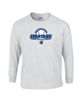 West Bend West HS Softball Logo - Mens Basic Cotton Long Sleeve