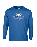 West Bend West HS Softball Logo - Mens Basic Cotton Long Sleeve