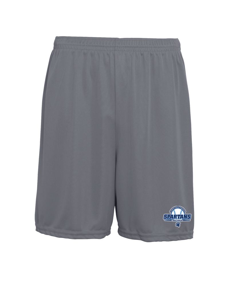 West Bend West HS Softball Logo - 7 inch Training Shorts